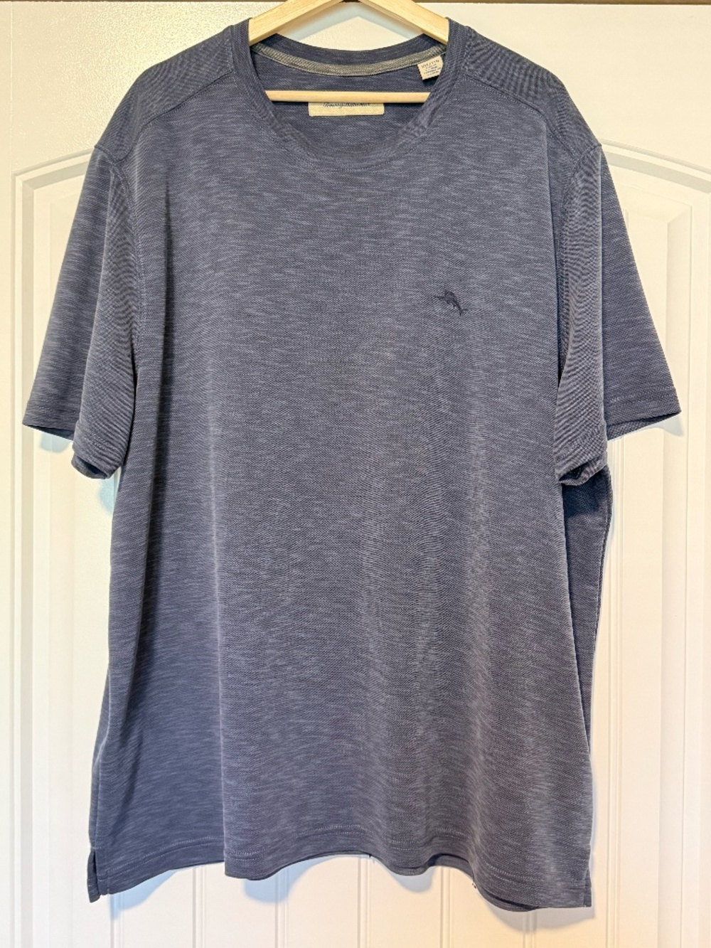 Tommy Bahama Men’s T-Shirt XXL Blue Heathered Short Sleeve Casual Tee